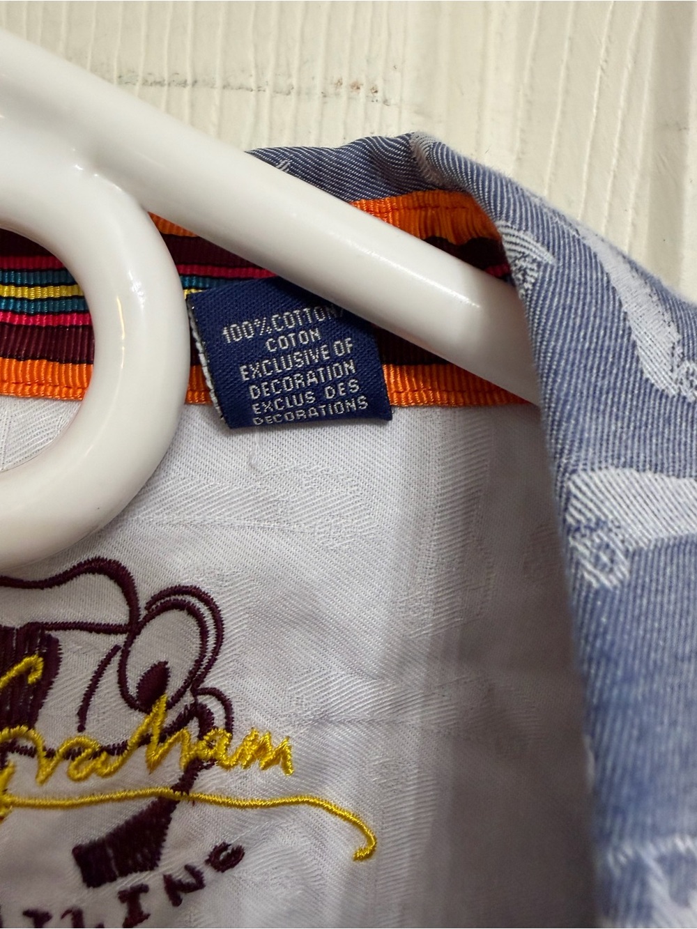 Robert Graham Men's Blue cars Patterned Long-Sleeve Button-Up Shirt size 2XL - Picture 2 of 8